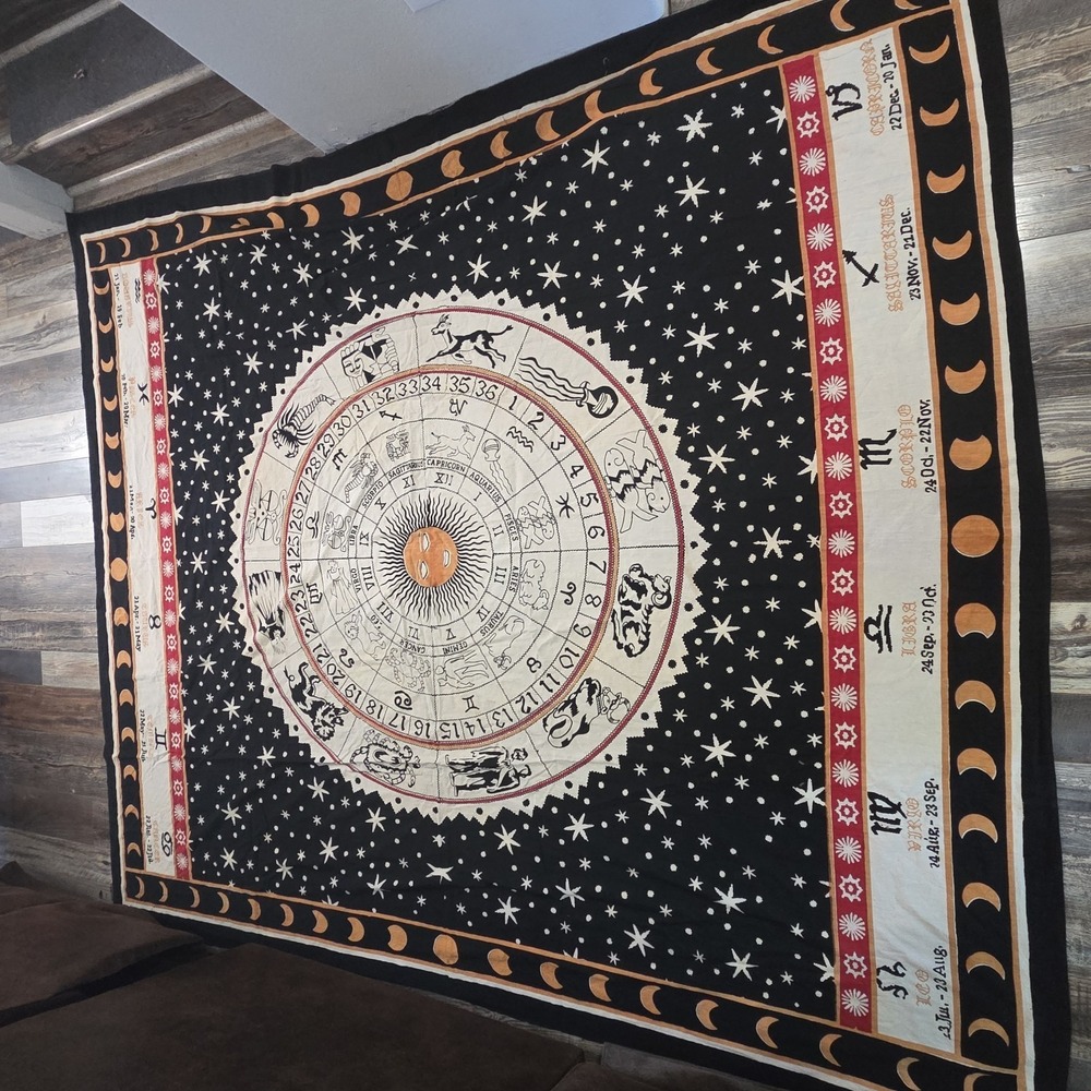 Nodiac Tapestry, Boho, Hippie Wall Hanging Or Bedspread